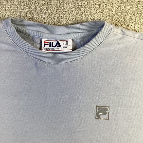 Fila Mens Crewneck Sweatshirt Long Sleeve Casual Pullover - Picture 4 of 7